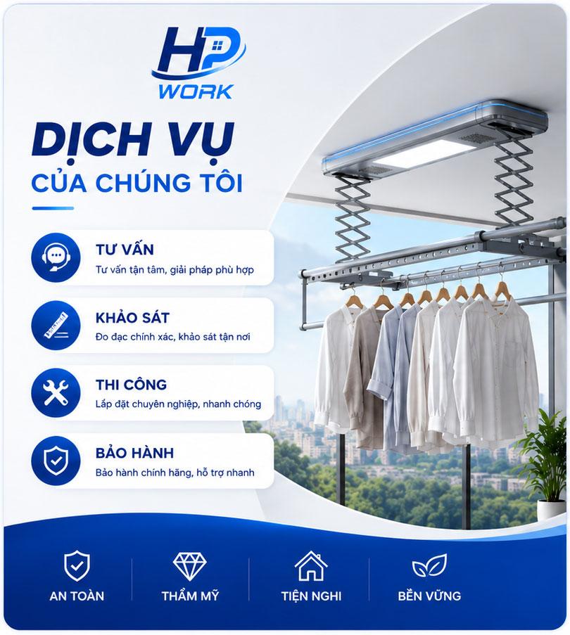 Dịch vụ GIẢI PHÁP NỘI THẤT HP WORK