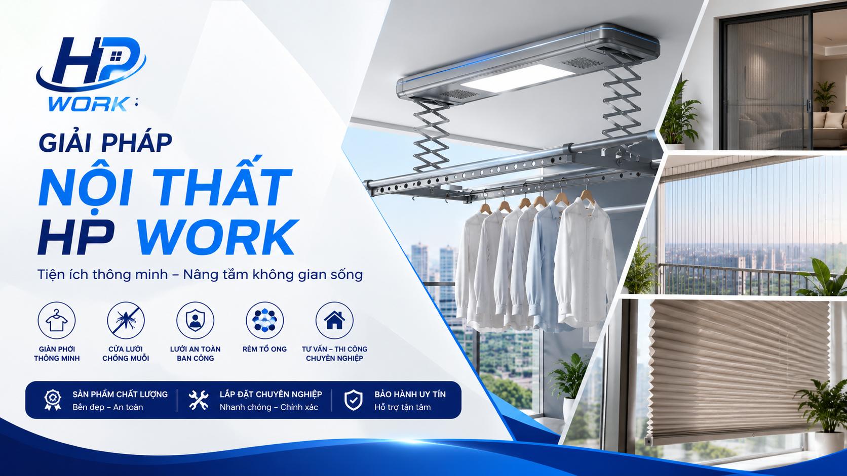 Lựa chọn GIẢI PHÁP NỘI THẤT HP WORK