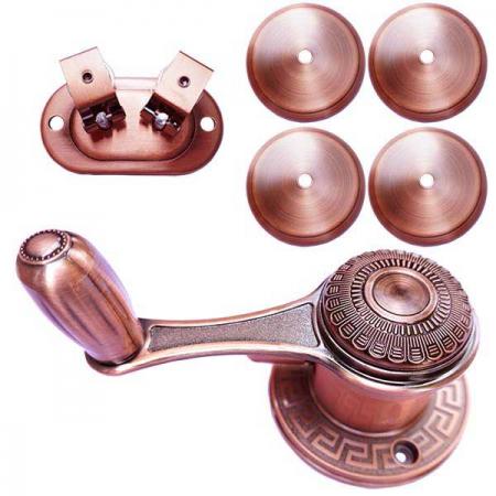 Giàn Phơi Gắn Trần - Quay tay - Dây kéo H00934