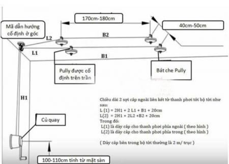 Giàn phơi gắn trần Chống Rối KS999 Plusgian-phoi-thong-minh-hoa-phat-ks950-2-600x431-1