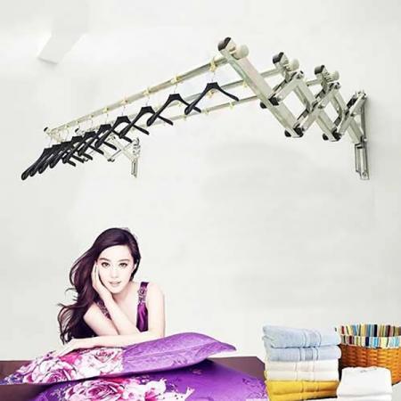Giàn phơi gắn tường xếp ngang Inox 68Binox-68B