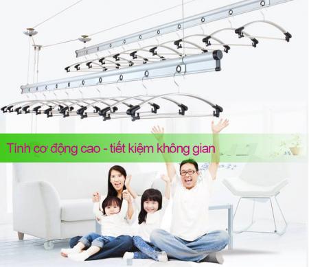 Giàn phơi thông minh Gắn Trần HP-Q7Tiet-kiem-khong-gian-song