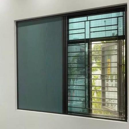 Cửa lưới chống muỗi kết hợp rèm tổ ong chống nắngvach-to-ong-16